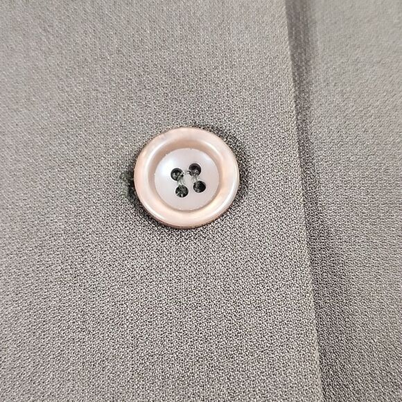 Harve Benard Jacket Size 8 Chocolate Brown Chartreuse Stripe - Picture 5 of 8